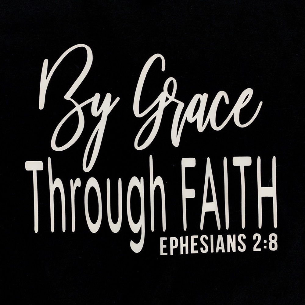 By Grace Through Faith Christian T-Shirt - Picture 4 of 9